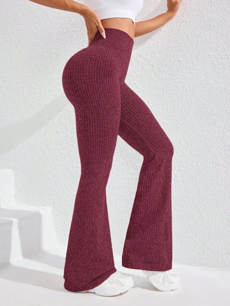 Studio SHEIN Sport 2pcs Seamless Sports Yoga Leggings Workout Leggings Ribbed Leggings Yoga Pants Ribbed Knit Leggings Wide Leg Leggings Knitted Leggings Flare Leggings Ribbed Wide Leg Leggings Flare Ribbed Leggings Leg Warmers Women Slouch Socks Women Thigh High Socks - Image 36