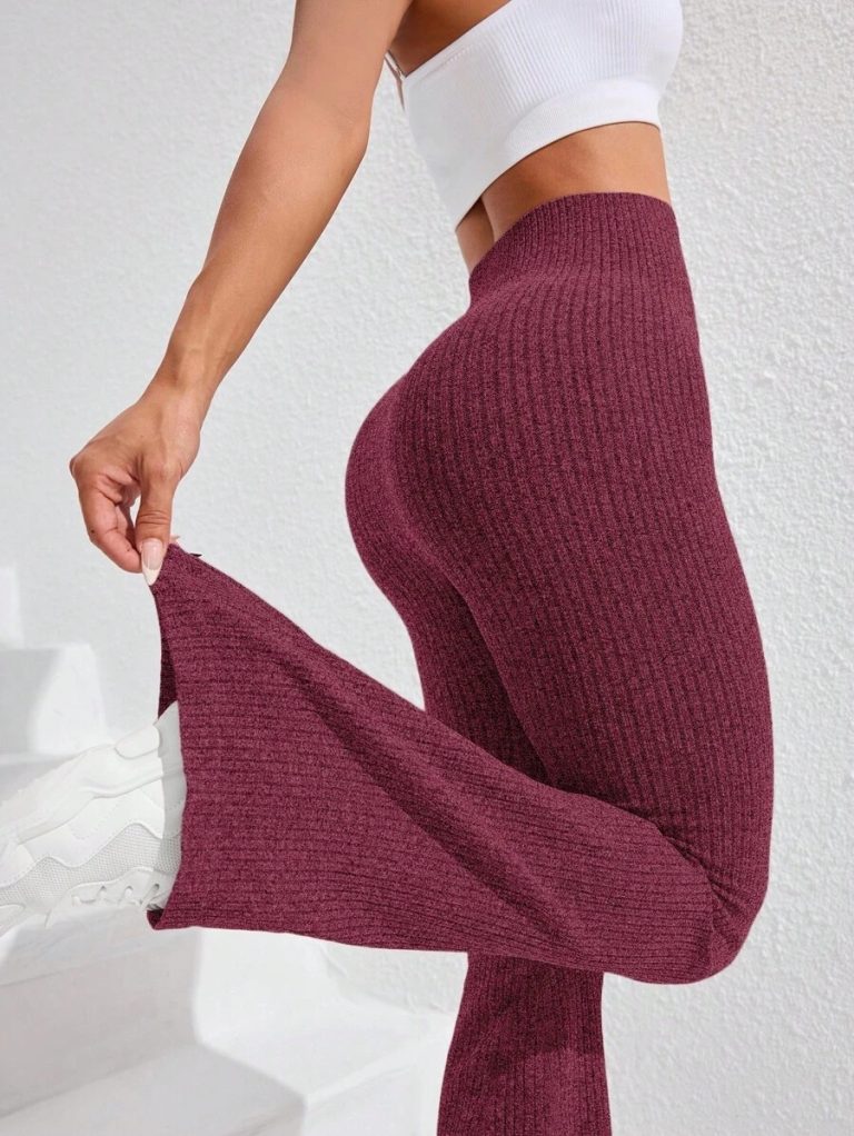 Studio SHEIN Sport 2pcs Seamless Sports Yoga Leggings Workout Leggings Ribbed Leggings Yoga Pants Ribbed Knit Leggings Wide Leg Leggings Knitted Leggings Flare Leggings Ribbed Wide Leg Leggings Flare Ribbed Leggings Leg Warmers Women Slouch Socks Women Thigh High Socks - Image 37