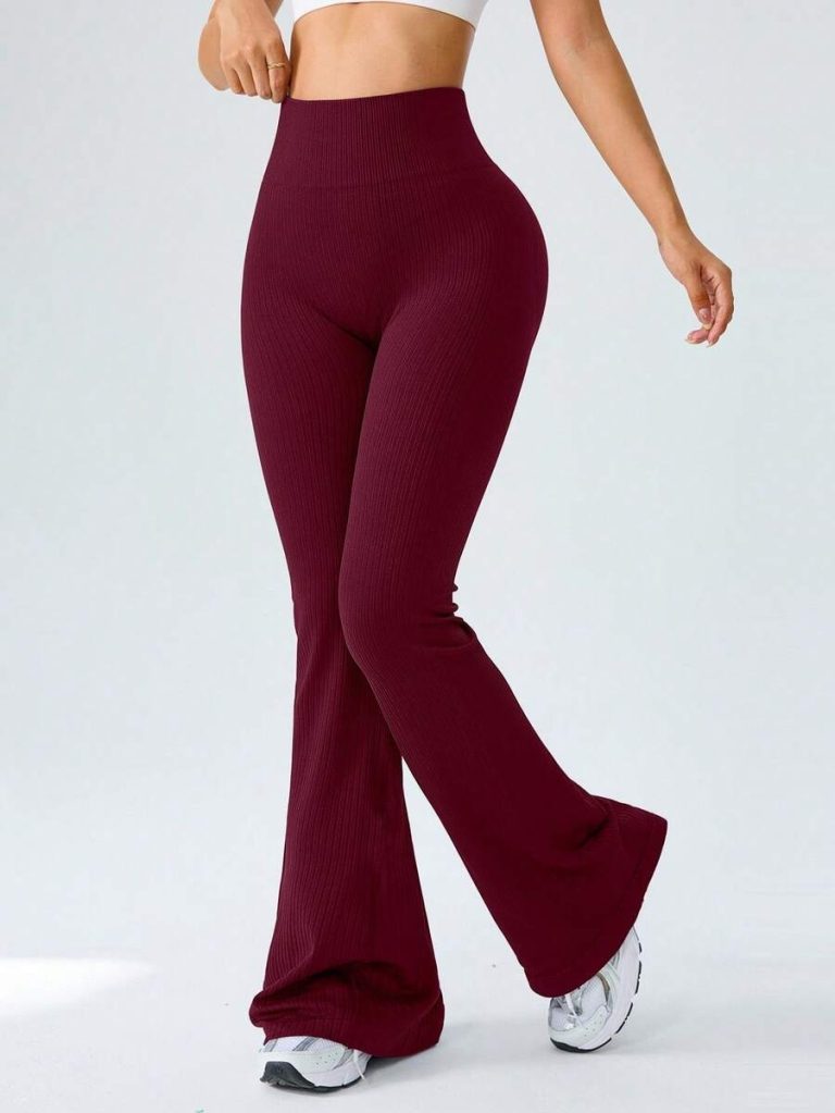 Studio SHEIN Sport 2pcs Seamless Sports Yoga Leggings Workout Leggings Ribbed Leggings Yoga Pants Ribbed Knit Leggings Wide Leg Leggings Knitted Leggings Flare Leggings Ribbed Wide Leg Leggings Flare Ribbed Leggings Leg Warmers Women Slouch Socks Women Thigh High Socks - Image 43
