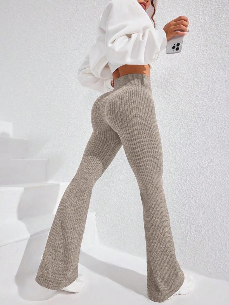 Studio SHEIN Sport 2pcs Seamless Sports Yoga Leggings Workout Leggings Ribbed Leggings Yoga Pants Ribbed Knit Leggings Wide Leg Leggings Knitted Leggings Flare Leggings Ribbed Wide Leg Leggings Flare Ribbed Leggings Leg Warmers Women Slouch Socks Women Thigh High Socks - Image 61