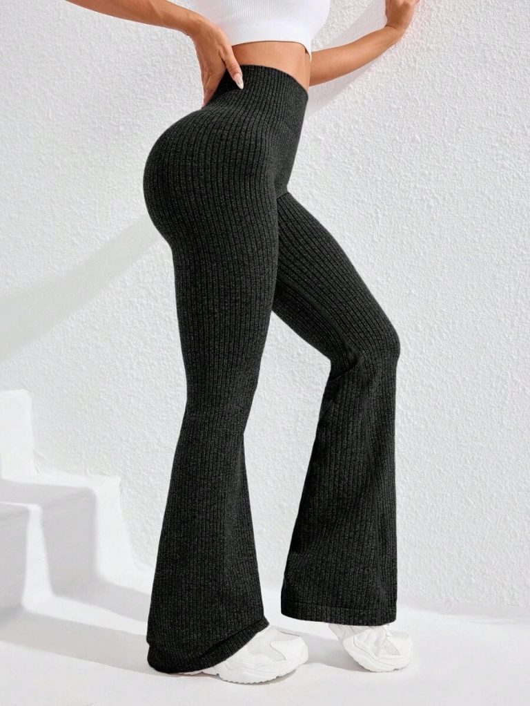 Studio SHEIN Sport 2pcs Seamless Sports Yoga Leggings Workout Leggings Ribbed Leggings Yoga Pants Ribbed Knit Leggings Wide Leg Leggings Knitted Leggings Flare Leggings Ribbed Wide Leg Leggings Flare Ribbed Leggings Leg Warmers Women Slouch Socks Women Thigh High Socks - Image 70