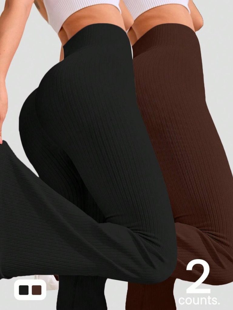 Studio SHEIN Sport 2pcs Seamless Sports Yoga Leggings Workout Leggings Ribbed Leggings Yoga Pants Ribbed Knit Leggings Wide Leg Leggings Knitted Leggings Flare Leggings Ribbed Wide Leg Leggings Flare Ribbed Leggings Leg Warmers Women Slouch Socks Women Thigh High Socks - Image 76