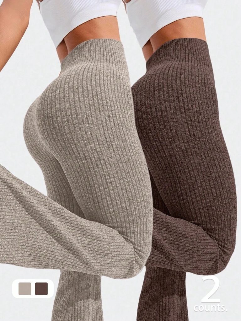 Studio SHEIN Sport 2pcs Seamless Sports Yoga Leggings Workout Leggings Ribbed Leggings Yoga Pants Ribbed Knit Leggings Wide Leg Leggings Knitted Leggings Flare Leggings Ribbed Wide Leg Leggings Flare Ribbed Leggings Leg Warmers Women Slouch Socks Women Thigh High Socks - Image 83