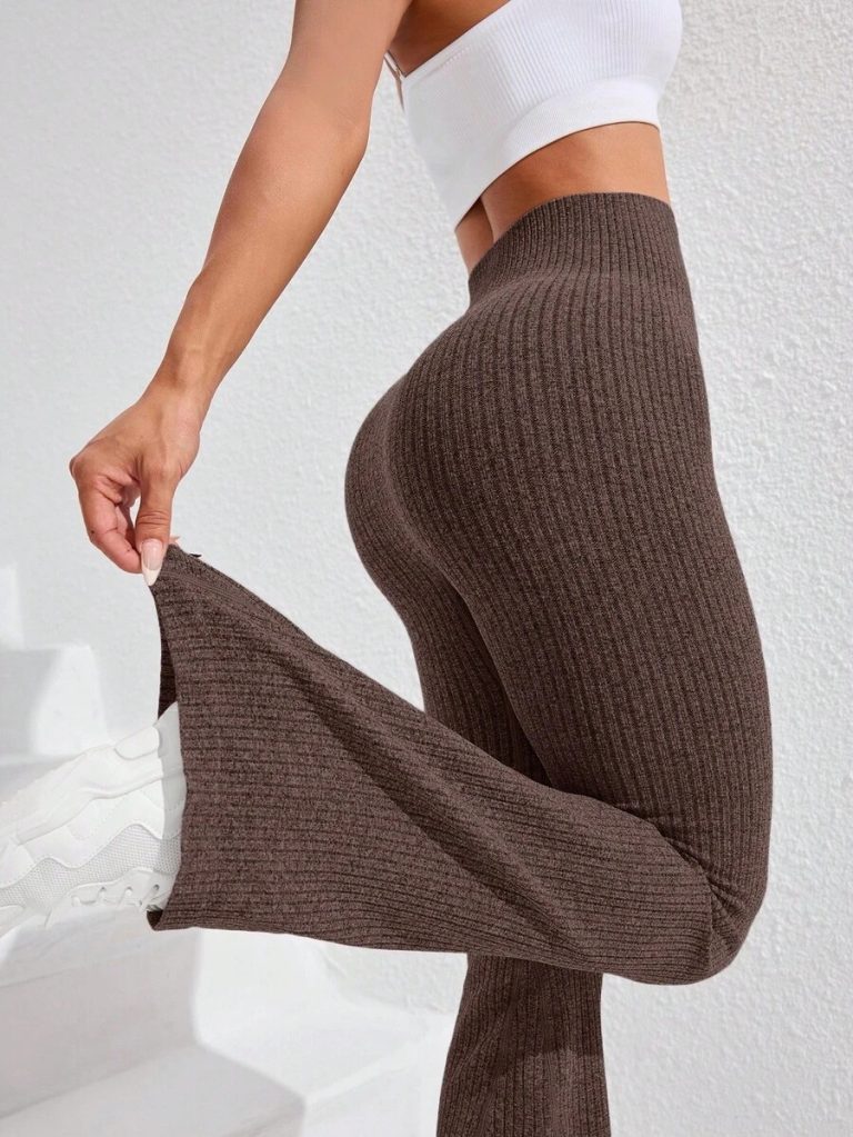 Studio SHEIN Sport 2pcs Seamless Sports Yoga Leggings Workout Leggings Ribbed Leggings Yoga Pants Ribbed Knit Leggings Wide Leg Leggings Knitted Leggings Flare Leggings Ribbed Wide Leg Leggings Flare Ribbed Leggings Leg Warmers Women Slouch Socks Women Thigh High Socks - Image 85