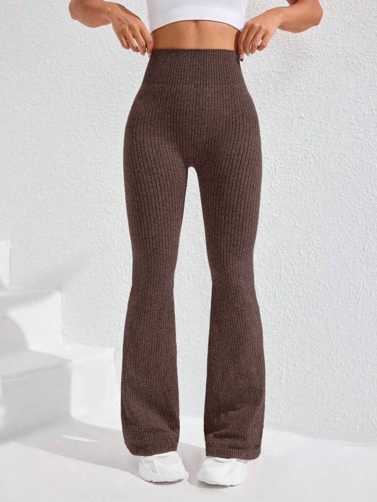 Studio SHEIN Sport 2pcs Seamless Sports Yoga Leggings Workout Leggings Ribbed Leggings Yoga Pants Ribbed Knit Leggings Wide Leg Leggings Knitted Leggings Flare Leggings Ribbed Wide Leg Leggings Flare Ribbed Leggings Leg Warmers Women Slouch Socks Women Thigh High Socks - Image 90