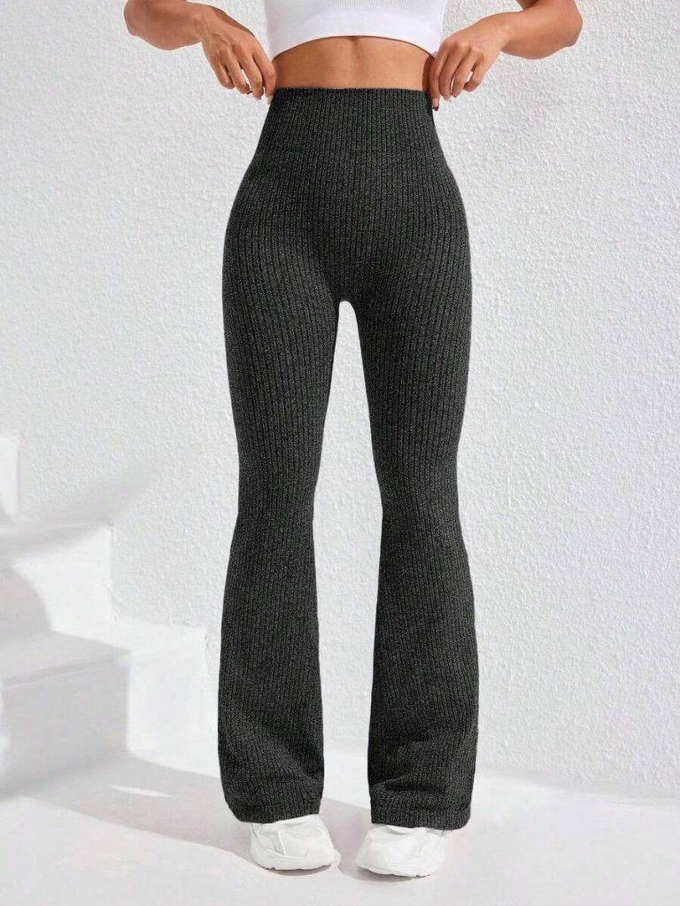 Studio SHEIN Sport 2pcs Seamless Sports Yoga Leggings Workout Leggings Ribbed Leggings Yoga Pants Ribbed Knit Leggings Wide Leg Leggings Knitted Leggings Flare Leggings Ribbed Wide Leg Leggings Flare Ribbed Leggings Leg Warmers Women Slouch Socks Women Thigh High Socks - Image 96