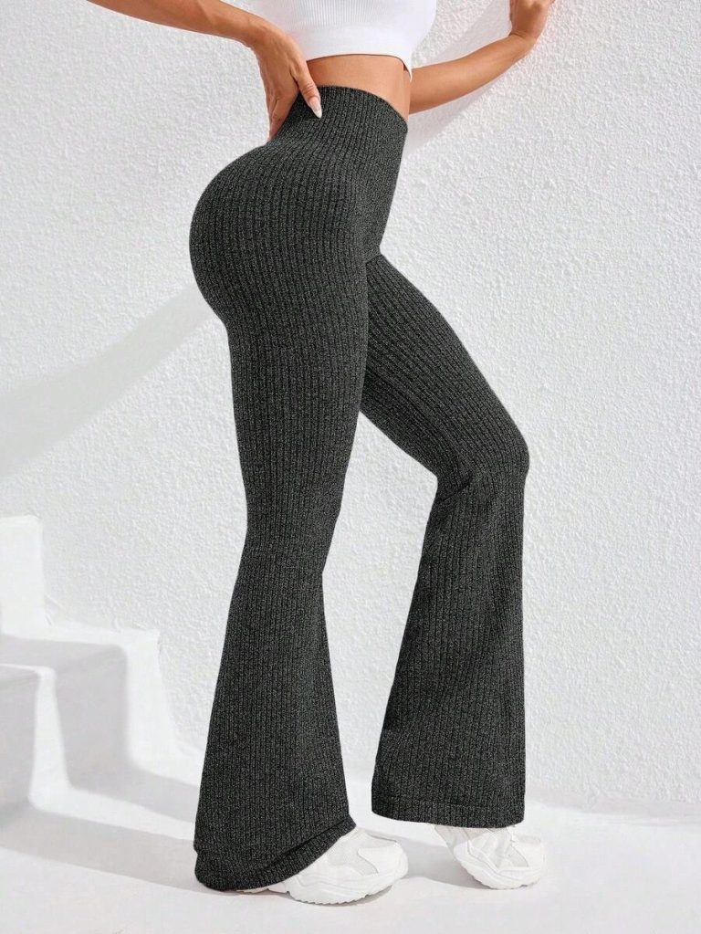 Studio SHEIN Sport 2pcs Seamless Sports Yoga Leggings Workout Leggings Ribbed Leggings Yoga Pants Ribbed Knit Leggings Wide Leg Leggings Knitted Leggings Flare Leggings Ribbed Wide Leg Leggings Flare Ribbed Leggings Leg Warmers Women Slouch Socks Women Thigh High Socks - Image 97