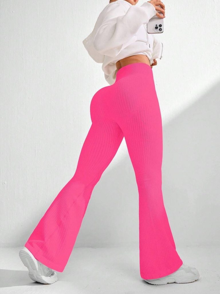 Studio SHEIN Sport 2pcs Seamless Sports Yoga Leggings Workout Leggings Ribbed Leggings Yoga Pants Ribbed Knit Leggings Wide Leg Leggings Knitted Leggings Flare Leggings Ribbed Wide Leg Leggings Flare Ribbed Leggings Leg Warmers Women Slouch Socks Women Thigh High Socks - Image 124