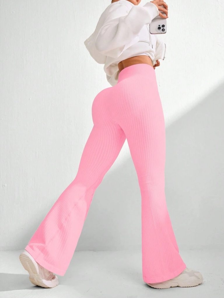 Studio SHEIN Sport 2pcs Seamless Sports Yoga Leggings Workout Leggings Ribbed Leggings Yoga Pants Ribbed Knit Leggings Wide Leg Leggings Knitted Leggings Flare Leggings Ribbed Wide Leg Leggings Flare Ribbed Leggings Leg Warmers Women Slouch Socks Women Thigh High Socks - Image 134