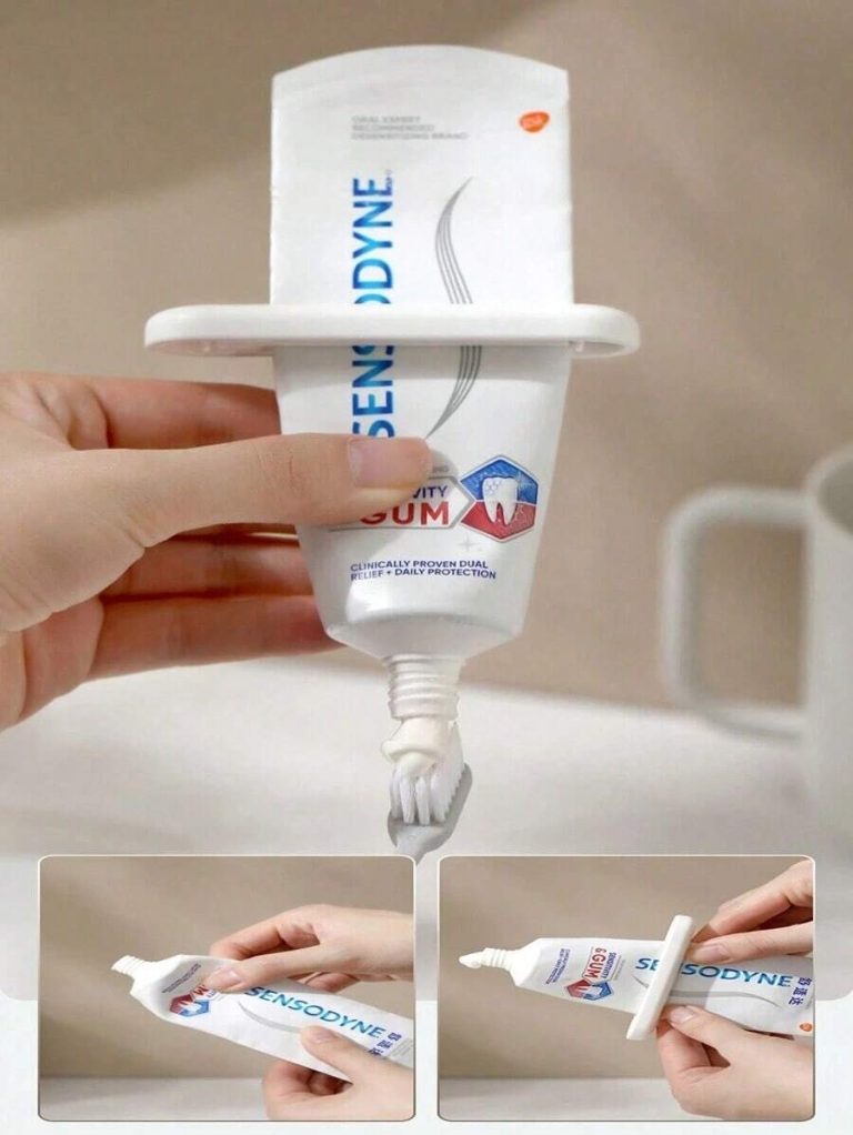 2pcs Manual Hand Cream Dispenser, Facial Cleanser, Toothpaste Squeezer, Japanese Style New Slouchy Creative Toothpaste Holders For Bathroom, Minimalist Design,Makeup,Cheap,Room Decor,Vanity,Travel,Bedroom,Makeup Accessories - Image 5