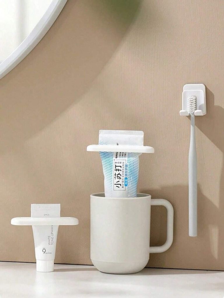 2pcs Manual Hand Cream Dispenser, Facial Cleanser, Toothpaste Squeezer, Japanese Style New Slouchy Creative Toothpaste Holders For Bathroom, Minimalist Design,Makeup,Cheap,Room Decor,Vanity,Travel,Bedroom,Makeup Accessories - Image 6