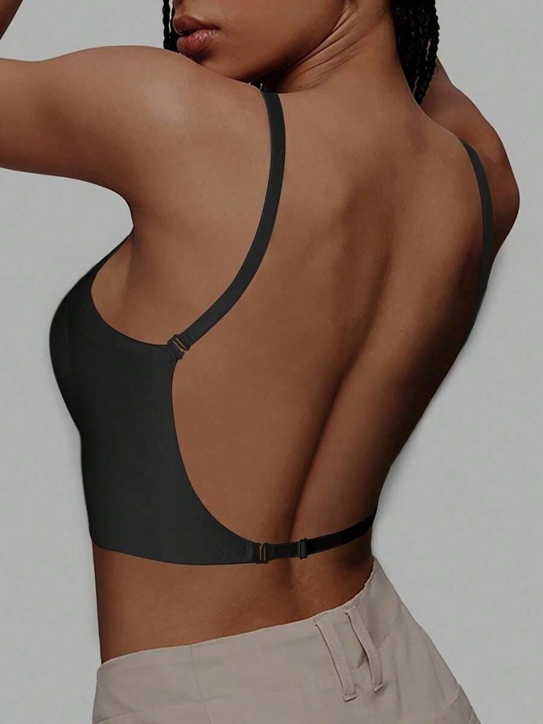1/2 Pcs Seamless Backless Wireless Bra - 3-Way Cross-Back Design, Removable Pads & Adjustable Straps, Elegant Everyday Undergarment For Women, Comfortable Undergarment, Sleek Underwear, Smooth Texture - Image 7
