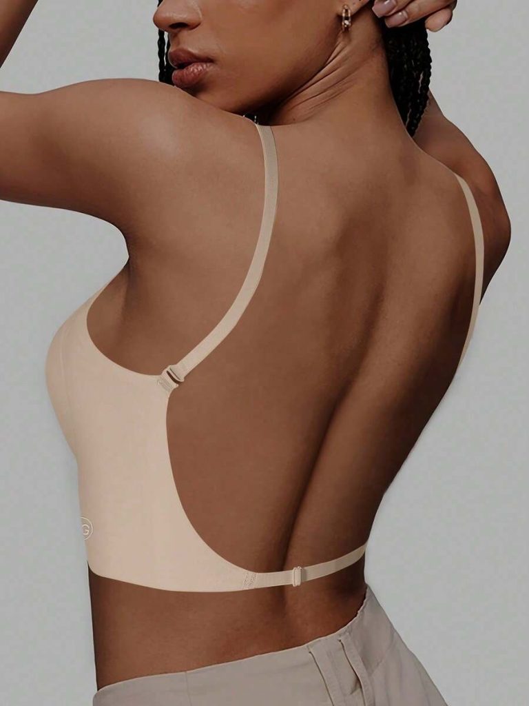 1/2 Pcs Seamless Backless Wireless Bra - 3-Way Cross-Back Design, Removable Pads & Adjustable Straps, Elegant Everyday Undergarment For Women, Comfortable Undergarment, Sleek Underwear, Smooth Texture - Image 21