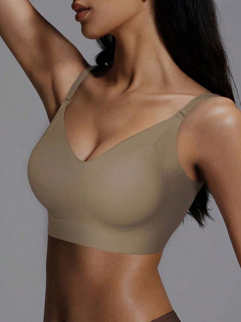 1/2 Pcs Seamless Backless Wireless Bra - 3-Way Cross-Back Design, Removable Pads & Adjustable Straps, Elegant Everyday Undergarment For Women, Comfortable Undergarment, Sleek Underwear, Smooth Texture - Image 29