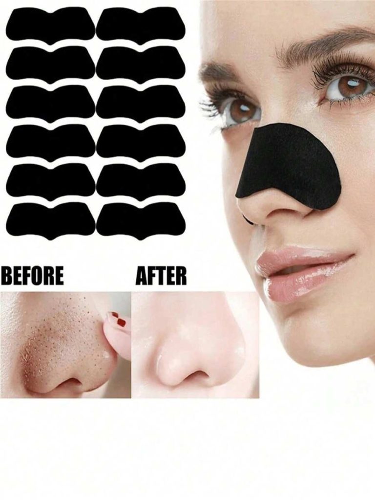 100/50/20/10/1 Black And White Nose Strips (Must Be Moistened Before Use) Natural Charcoal Blackhead Remover Cleansing Strips Unisex Large Self-Adhesive Nose Strips For Travel - Image 3