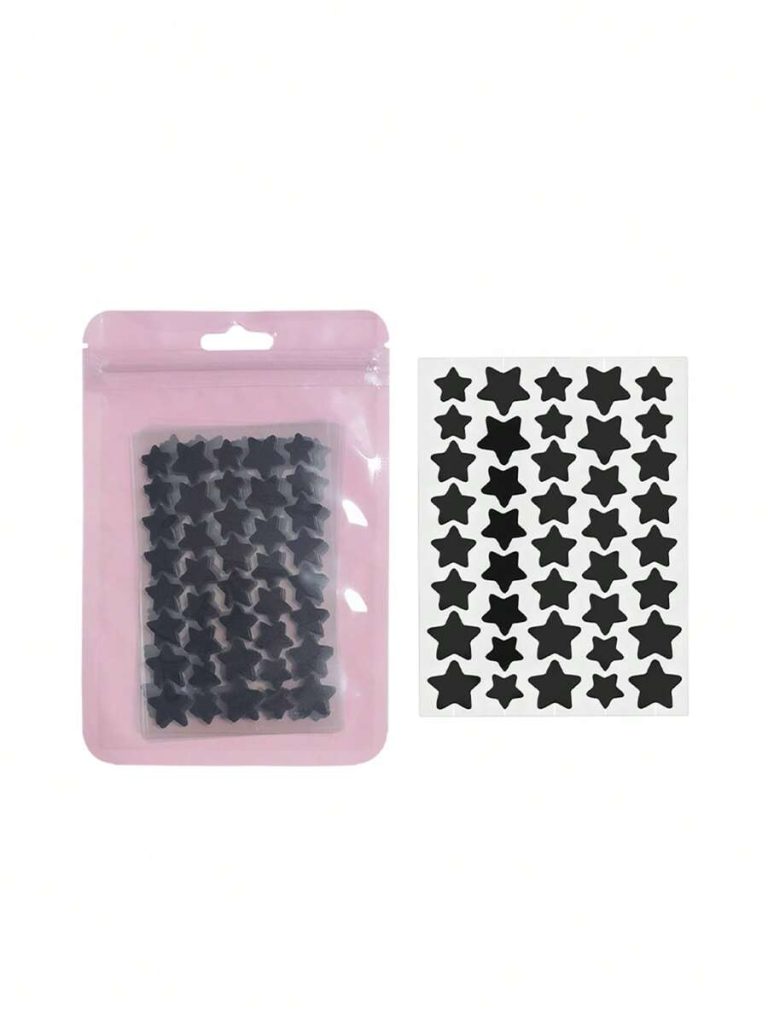 255pcs Pink, Black, White, Blue, Purple, Green, Star E-Star Facial Stickers, A Must-Have For Taking Photos, Facial Painting, Suitable For Various Parties, Gatherings, And Fun Activities. 102/51,Makeup,Cheap,Room Decor,Vanity,Travel,Bedroom,Makeup Accessories - Image 6