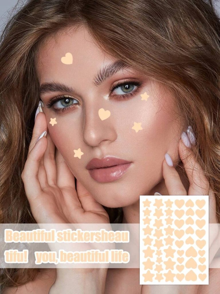 255pcs Pink, Black, White, Blue, Purple, Green, Star E-Star Facial Stickers, A Must-Have For Taking Photos, Facial Painting, Suitable For Various Parties, Gatherings, And Fun Activities. 102/51,Makeup,Cheap,Room Decor,Vanity,Travel,Bedroom,Makeup Accessories - Image 31