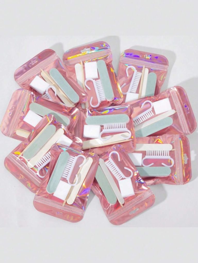 10/8/5/3/1pack ,Manicure And Pedicure Set, Mini Nail File And Orange Nail Stick Set, Double-Sided Nail File, Wooden Cuticle Pusher, Nail Cleaning Tools, Nail Stick, Nail Art Brush,Nail Tech Supplies For DIY Nail Polishing Care - Image 3