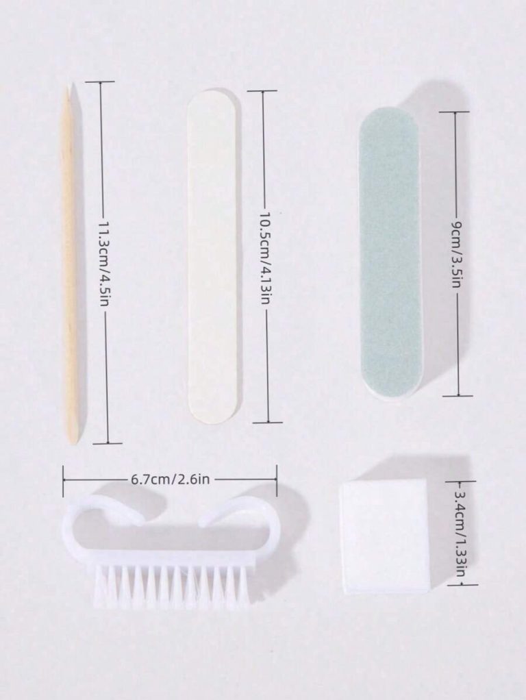 10/8/5/3/1pack ,Manicure And Pedicure Set, Mini Nail File And Orange Nail Stick Set, Double-Sided Nail File, Wooden Cuticle Pusher, Nail Cleaning Tools, Nail Stick, Nail Art Brush,Nail Tech Supplies For DIY Nail Polishing Care - Image 8
