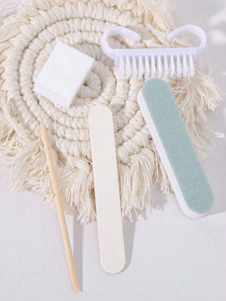 10/8/5/3/1pack ,Manicure And Pedicure Set, Mini Nail File And Orange Nail Stick Set, Double-Sided Nail File, Wooden Cuticle Pusher, Nail Cleaning Tools, Nail Stick, Nail Art Brush,Nail Tech Supplies For DIY Nail Polishing Care - Image 9