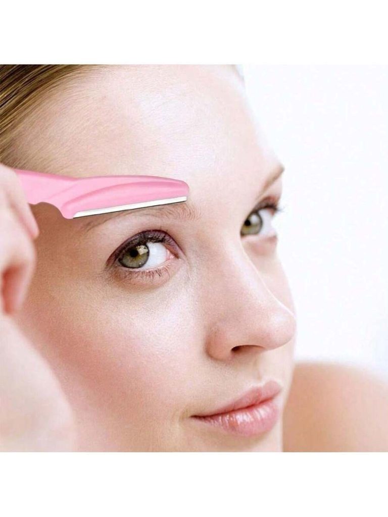 Set Multicolor Grooming Eyebrow Razor & Shaver Set, Eyebrow Trimmer & Shaver, Exfoliating Dermaplaning Tool, Body Hair Removal Trimmer And Face & Eyebrow Razor Set Long Handle Blade With Precision Cover Women Eyebrow Shaping Tools Suitable For Or Travel Use Multi-Function Eyebrow Trimmer, Sharp Stainless Steel Eyebrow Tools With Cover, For Eyebrow, Lip, Leg Hair & Gentle Effective Removal - Image 4