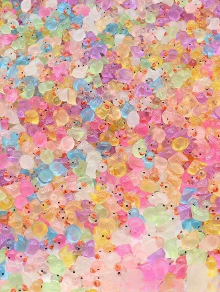 10/30/50pcs DIY Mini Yellow Duck, Glowing Mini Resin Yellow Duck, Mini Toy, Glowing Small Animal In The Dark, Suitable For Holiday Gifts, Sock Gifts, Party Gifts, Prank Games, Landscape Gardens - Image 8