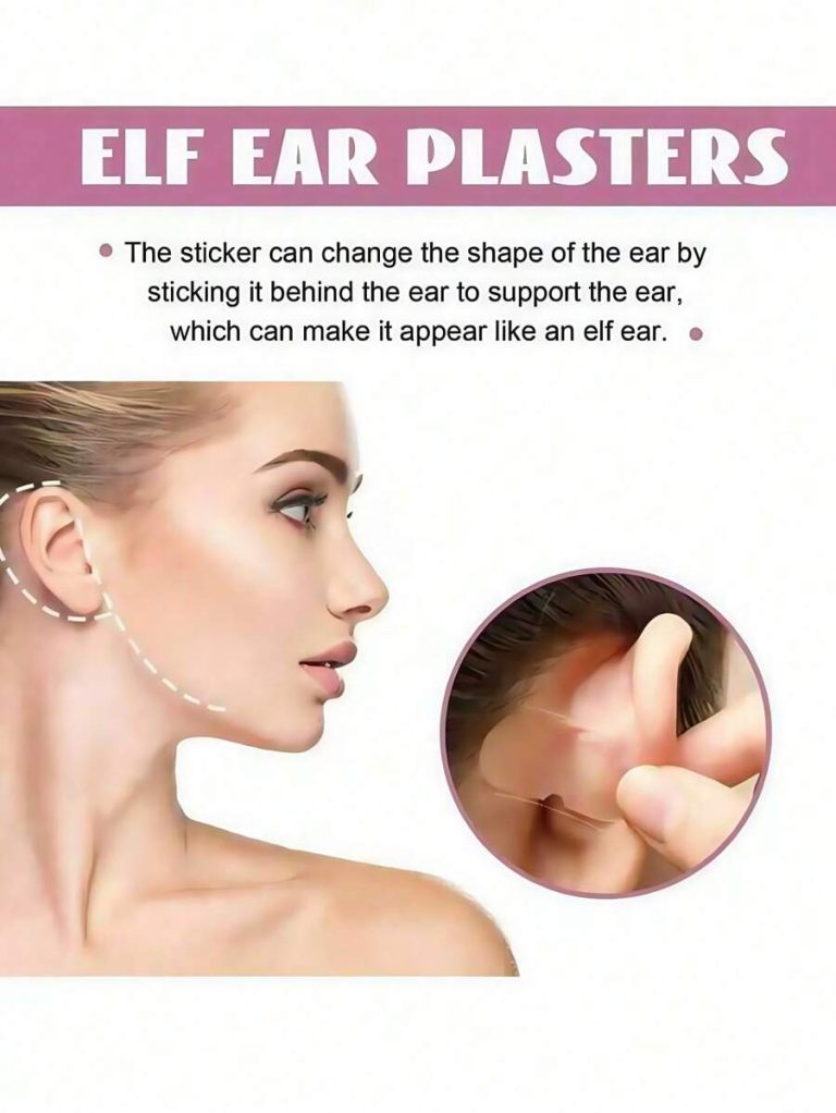 60An Invisible Fairy Ear Patch, Anti-Allergy Support Patch, Suitable For Role-Playing And Facial Shaping. A Transparent Vertical Straightener For Both Men And Women. Invisible Hypoallergenic Silicone Fairy Ear Lift Patch, Transparent Anti-Sagging Ear Lift Patch, Suitable For Role-Playing, Role-Playing And Parties. Odorless Support Patch, Used For Shaping Facial Contours,Makeup,Cheap,Room Decor,Vanity,Travel,Bedroom,Makeup Accessories - Image 8