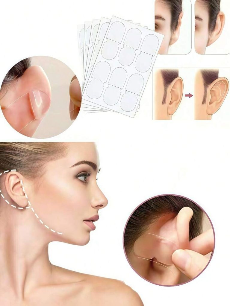 60An Invisible Fairy Ear Patch, Anti-Allergy Support Patch, Suitable For Role-Playing And Facial Shaping. A Transparent Vertical Straightener For Both Men And Women. Invisible Hypoallergenic Silicone Fairy Ear Lift Patch, Transparent Anti-Sagging Ear Lift Patch, Suitable For Role-Playing, Role-Playing And Parties. Odorless Support Patch, Used For Shaping Facial Contours,Makeup,Cheap,Room Decor,Vanity,Travel,Bedroom,Makeup Accessories - Image 11