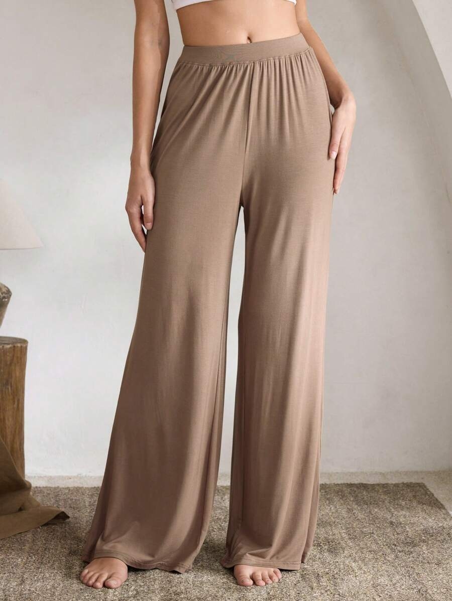 Ocili Leisure Comfortable Rayon Wide Leg Casual Pants-Melange Gray Holiday Season, Fall - Image 18