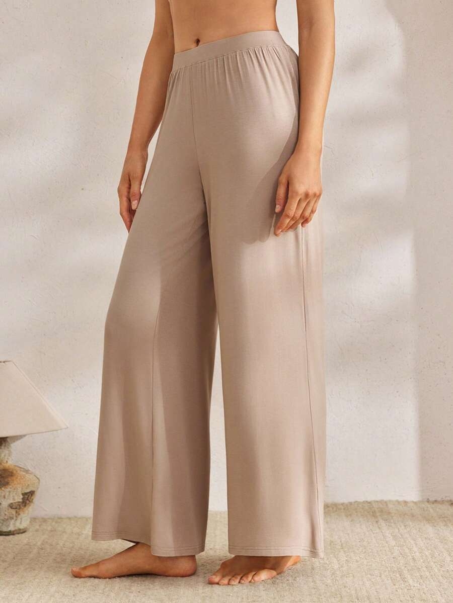 Ocili Leisure Comfortable Rayon Wide Leg Casual Pants-Melange Gray Holiday Season, Fall - Image 23
