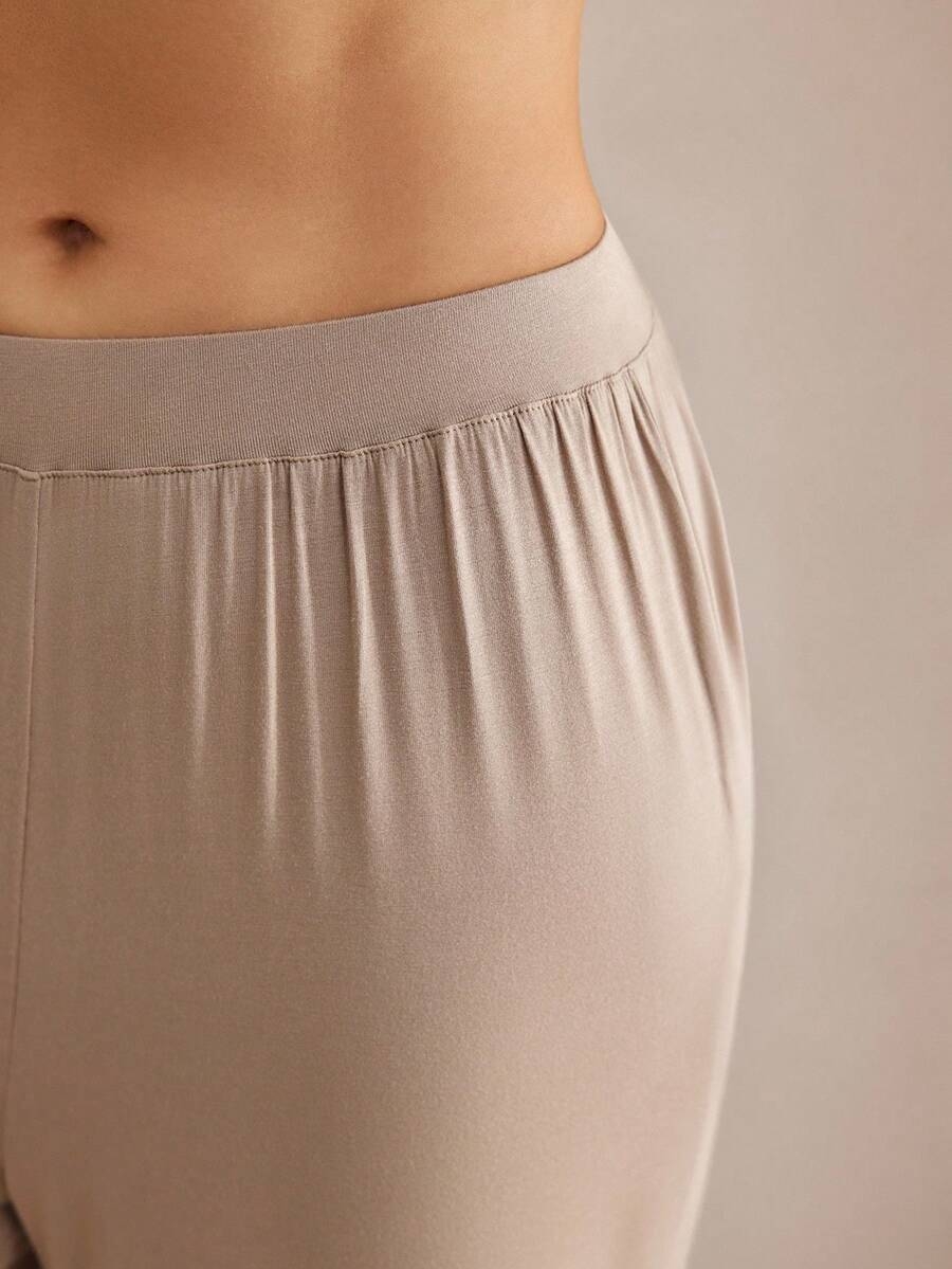 Ocili Leisure Comfortable Rayon Wide Leg Casual Pants-Melange Gray Holiday Season, Fall - Image 24