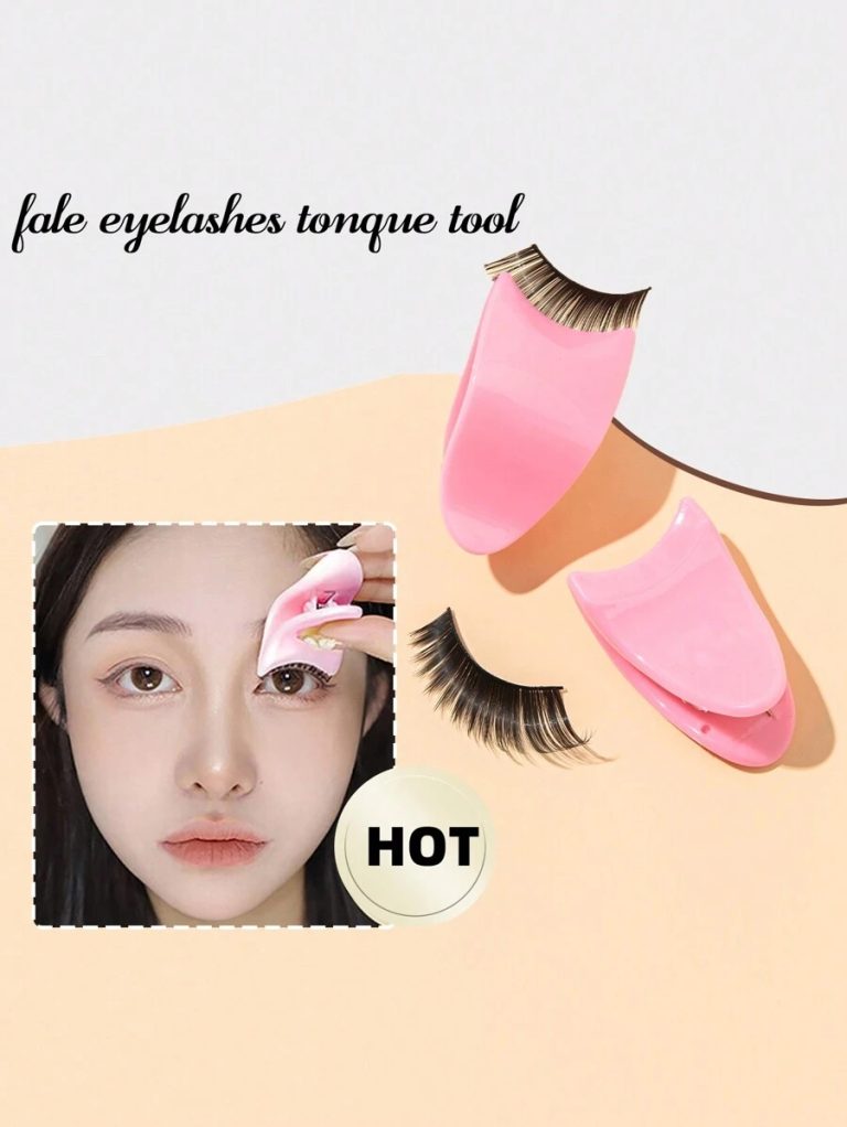 1pc Pink Plastic False Eyelashes Application Tool, Eyelash Tweezer & Glue Applicator,Makeup,Cheap,Room Decor,Vanity,Travel,Bedroom,Makeup Accessories,Eyelash Curler - Image 11