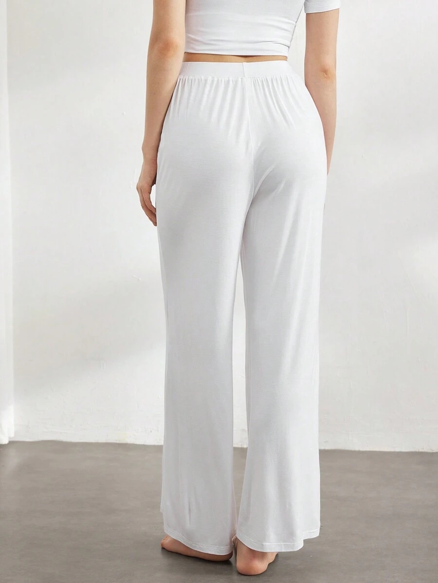 Ocili Leisure Comfortable Rayon Wide Leg Casual Pants-Melange Gray Holiday Season, Fall - Image 54