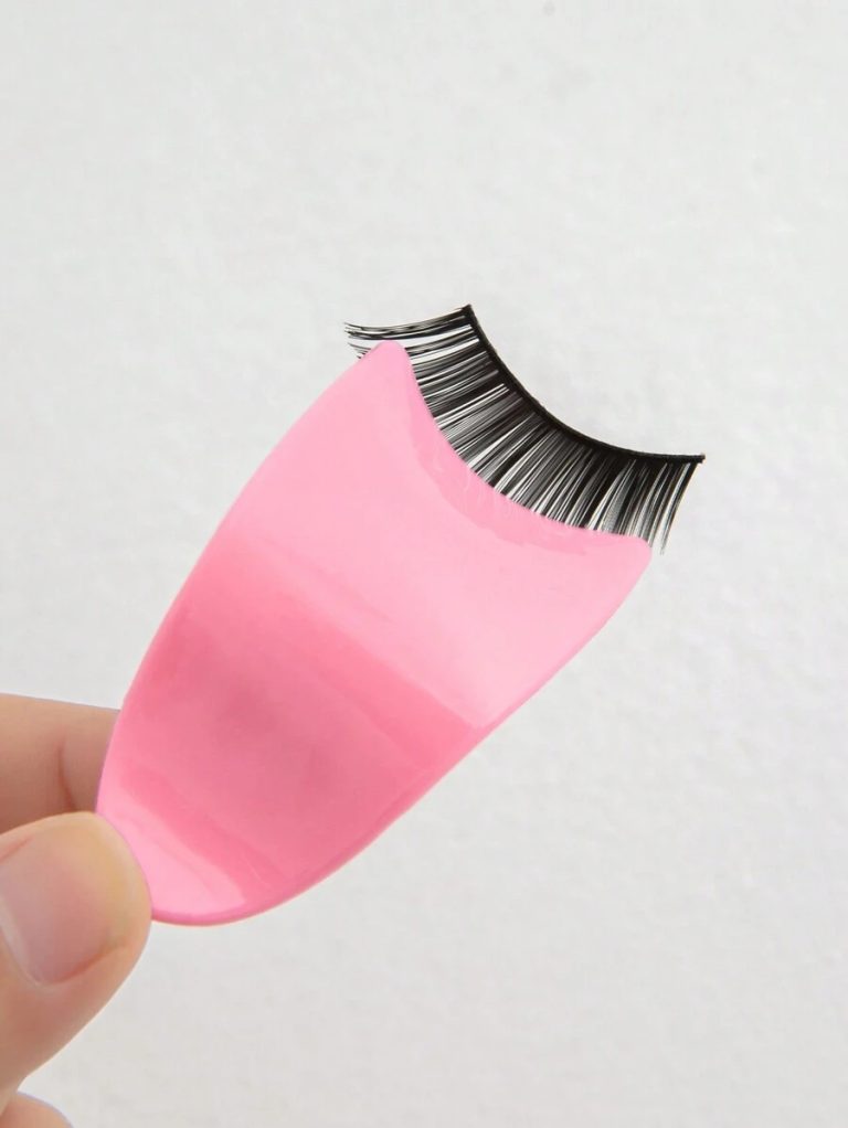 1pc Pink Plastic False Eyelashes Application Tool, Eyelash Tweezer & Glue Applicator,Makeup,Cheap,Room Decor,Vanity,Travel,Bedroom,Makeup Accessories,Eyelash Curler - Image 13