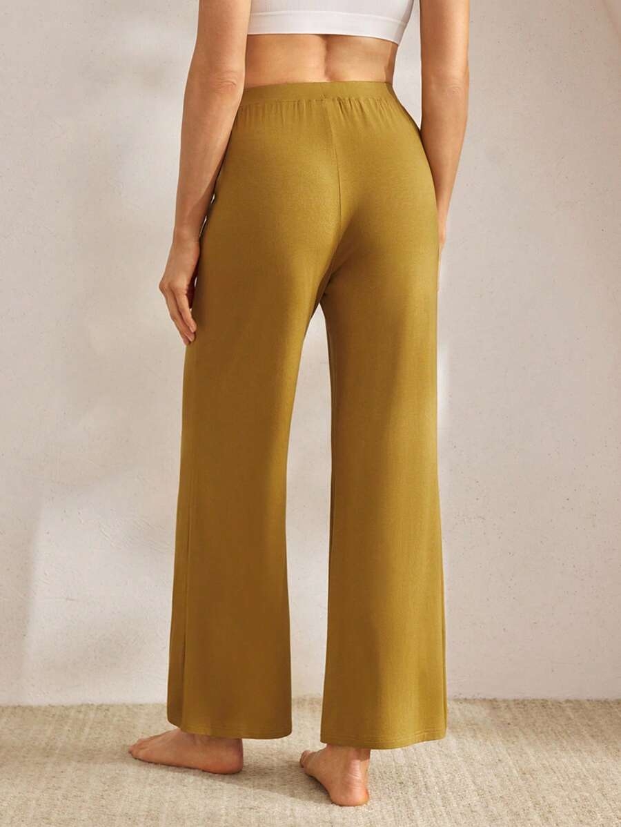 Ocili Leisure Comfortable Rayon Wide Leg Casual Pants-Melange Gray Holiday Season, Fall - Image 71