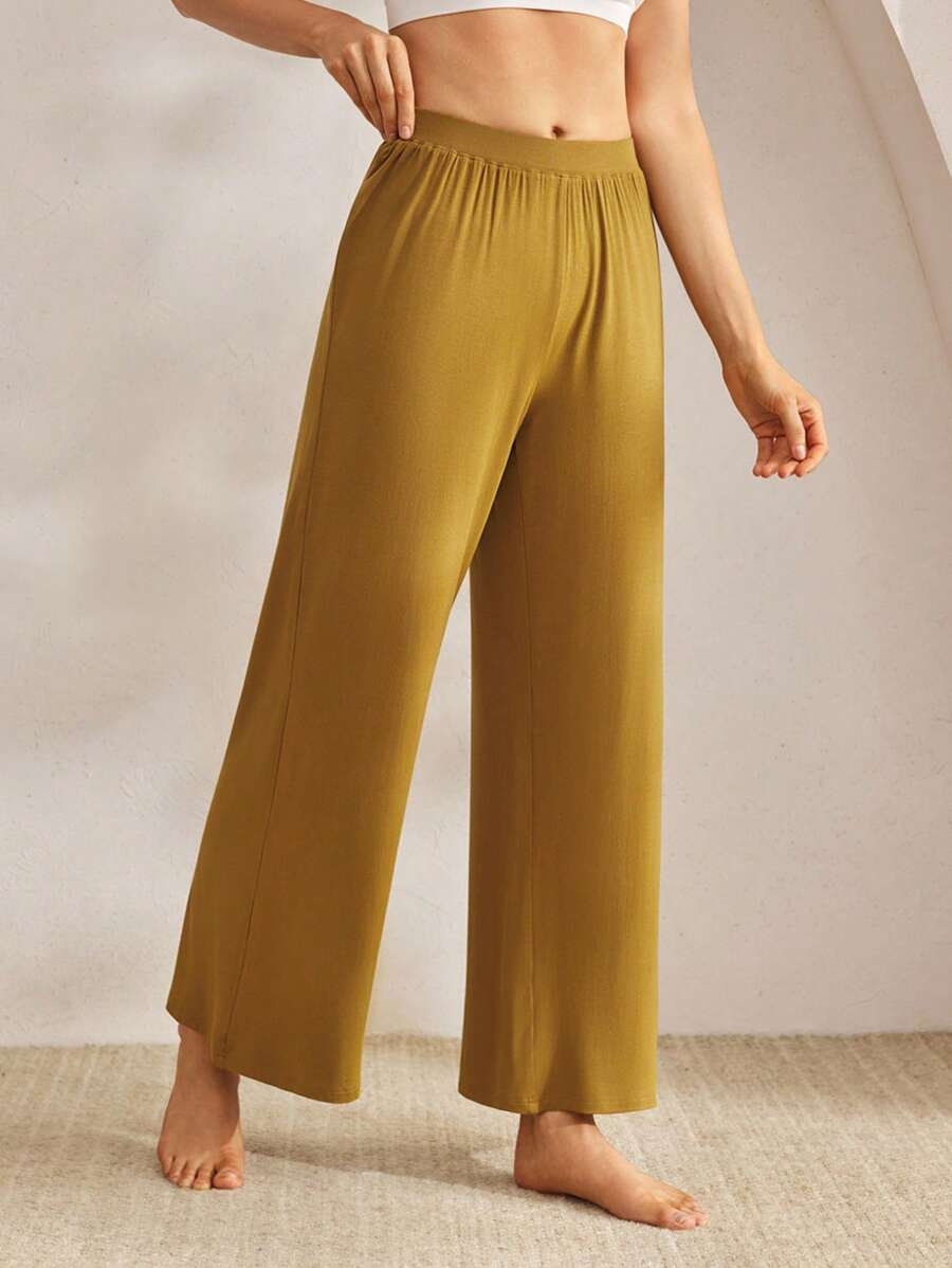 Ocili Leisure Comfortable Rayon Wide Leg Casual Pants-Melange Gray Holiday Season, Fall - Image 73