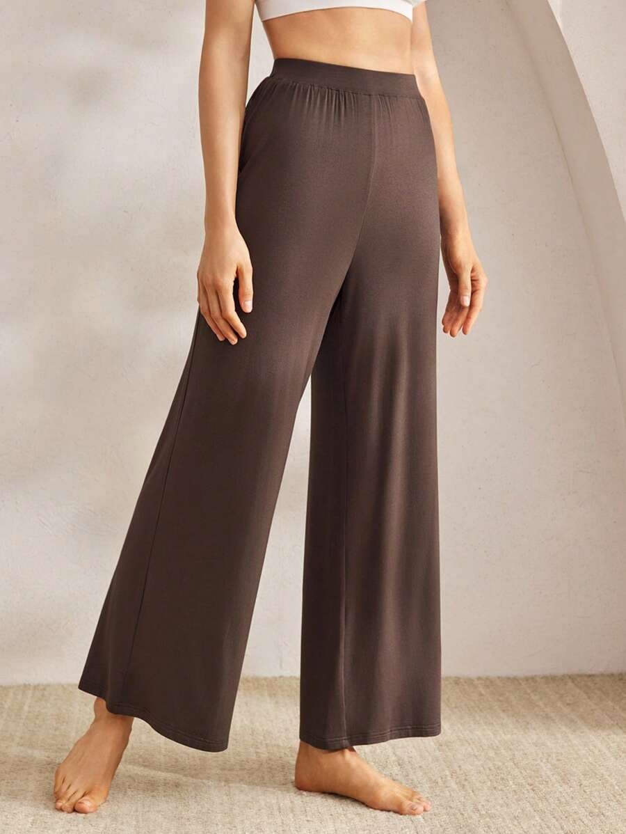 Ocili Leisure Comfortable Rayon Wide Leg Casual Pants-Melange Gray Holiday Season, Fall - Image 77