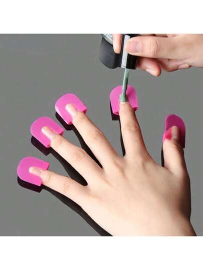 26-Pc Nail Guard Kit - U-Curve Spill-Proof Protectors For Precision Polish - 10 Sizes For Perfect Fit & Easy Manicure - Nail Art Enthusiasts' Essential,Bag,Organizer,Storage,Nail Supplies,Nail Tools,Nail Art Tools,Back To School,Nails,Nail Tools For Press On Nails