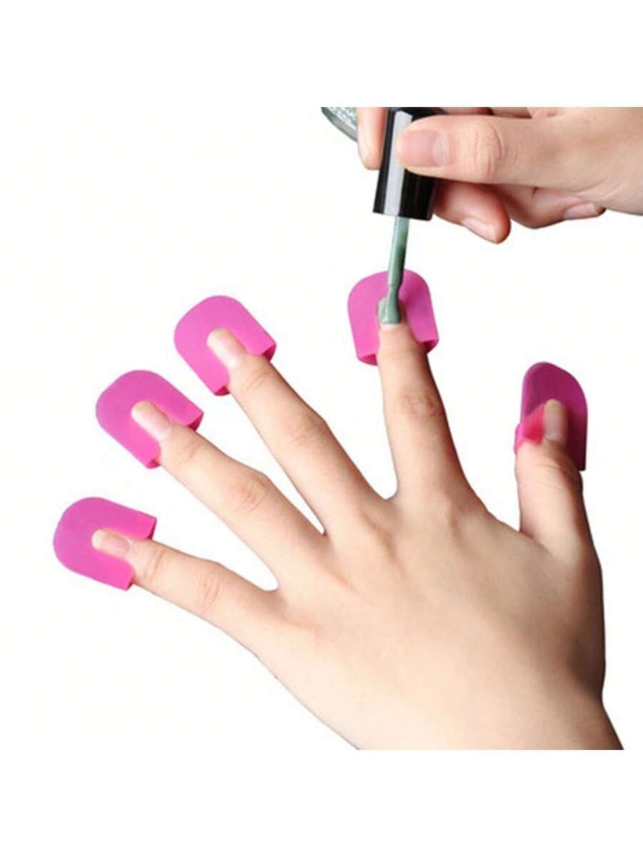 26-Pc Nail Guard Kit - U-Curve Spill-Proof Protectors For Precision Polish - 10 Sizes For Perfect Fit & Easy Manicure - Nail Art Enthusiasts' Essential,Bag,Organizer,Storage,Nail Supplies,Nail Tools,Nail Art Tools,Back To School,Nails,Nail Tools For Press On Nails - Image 5