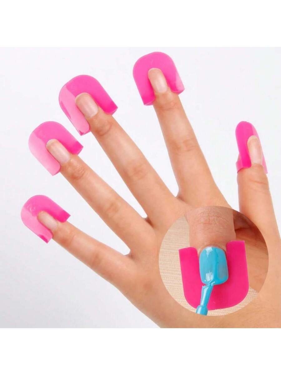 26-Pc Nail Guard Kit - U-Curve Spill-Proof Protectors For Precision Polish - 10 Sizes For Perfect Fit & Easy Manicure - Nail Art Enthusiasts' Essential,Bag,Organizer,Storage,Nail Supplies,Nail Tools,Nail Art Tools,Back To School,Nails,Nail Tools For Press On Nails - Image 6