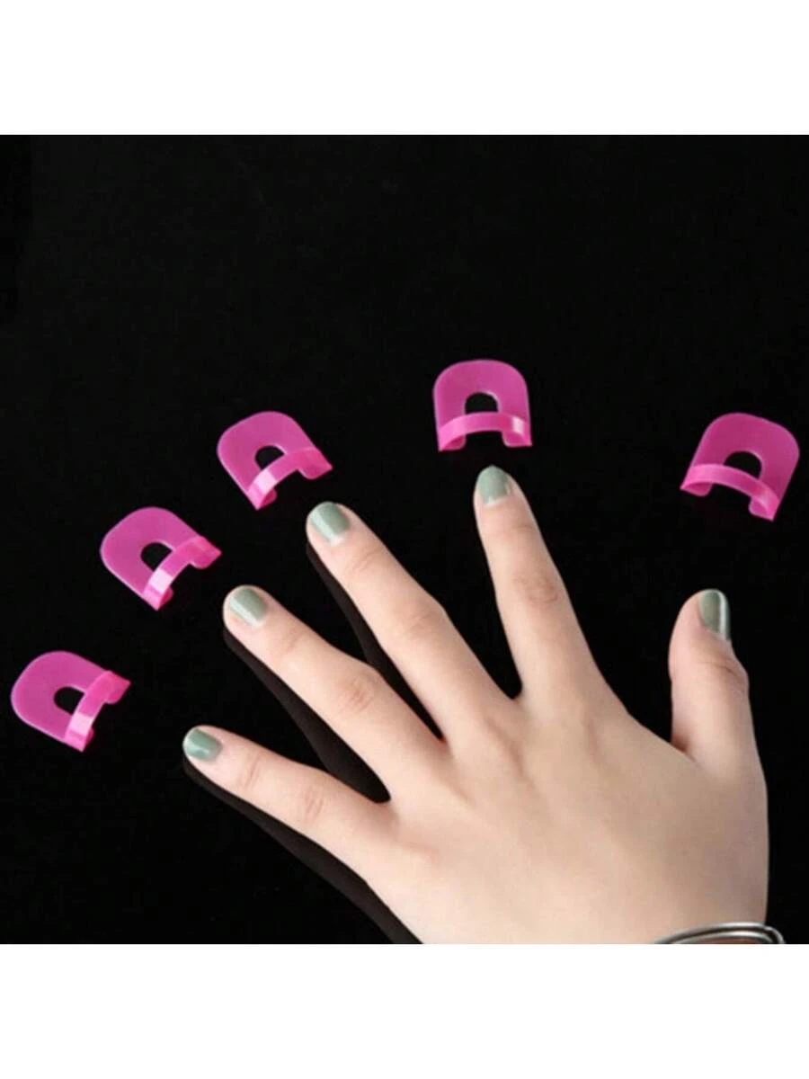 26-Pc Nail Guard Kit - U-Curve Spill-Proof Protectors For Precision Polish - 10 Sizes For Perfect Fit & Easy Manicure - Nail Art Enthusiasts' Essential,Bag,Organizer,Storage,Nail Supplies,Nail Tools,Nail Art Tools,Back To School,Nails,Nail Tools For Press On Nails - Image 8