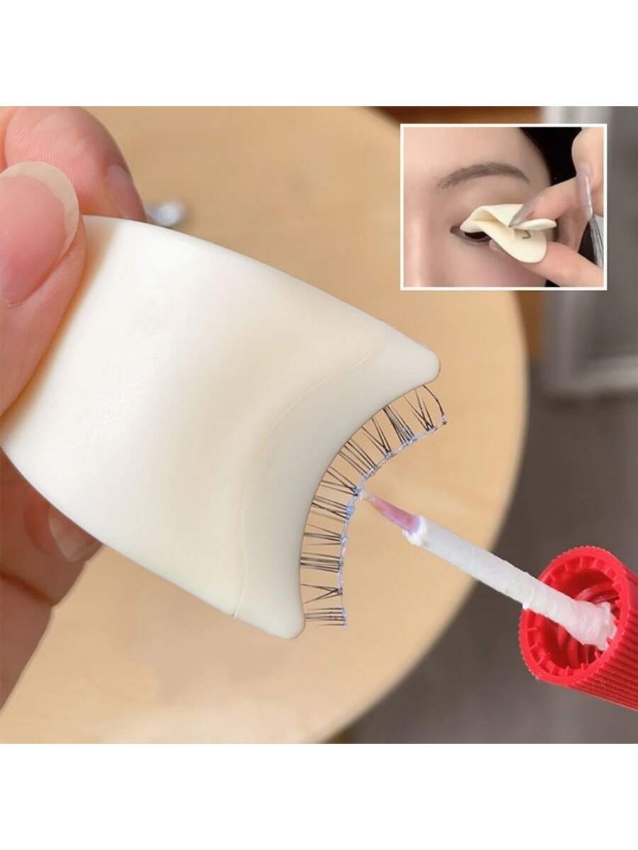 1Pc False Eyelash Assistant Beauty And Makeup Tool Plastic Eyelash Clip Novice Stickersfalse Eyelash Toolforceps Clip,Makeup,Cheap,Room Decor,Vanity,Travel,Bedroom,Makeup Accessories,Eyelash Curler - Image 8