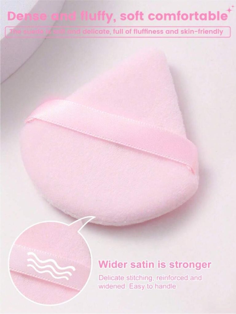 6pcs/1set Makeup Sponge Applicator Kit - Velvet Powder Puff, Concealer Sponge, Makeup Sponge, Makeup Blender Bathroom Decor Summer,Makeup,Cheap,Room Decor,Vanity,Travel,Bedroom,Makeup Accessories,Puff,Makeup Blender,Powder Puff,Makeup Sponge - Image 3