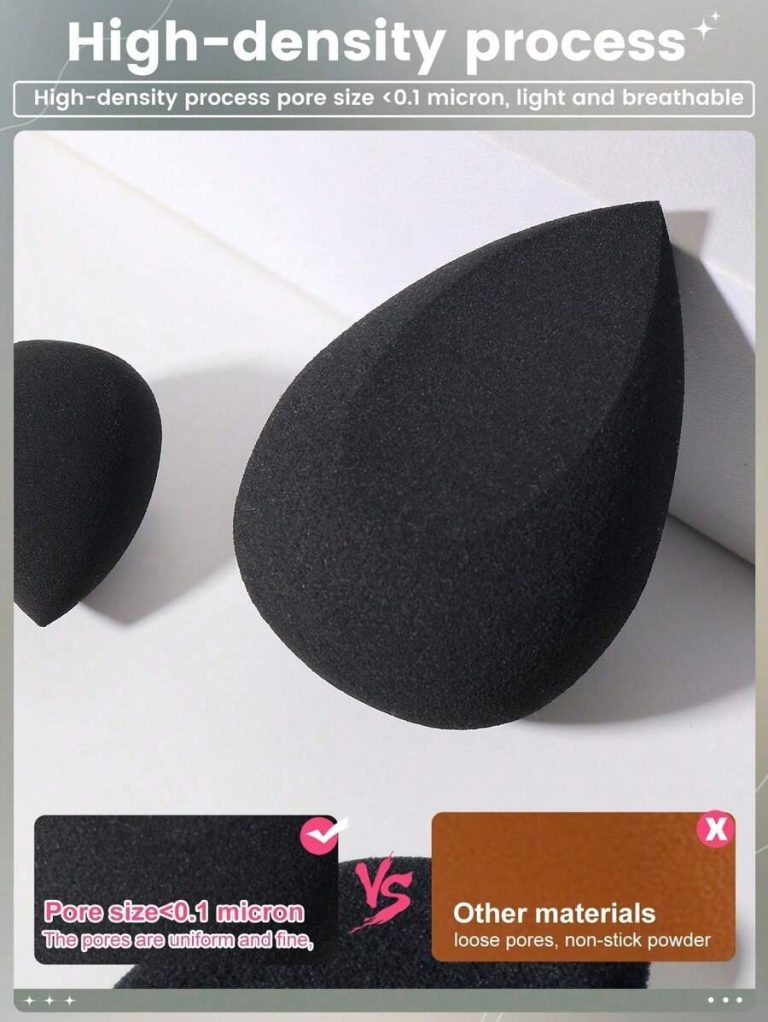 6pcs/1set Makeup Sponge Applicator Kit - Velvet Powder Puff, Concealer Sponge, Makeup Sponge, Makeup Blender Bathroom Decor Summer,Makeup,Cheap,Room Decor,Vanity,Travel,Bedroom,Makeup Accessories,Puff,Makeup Blender,Powder Puff,Makeup Sponge - Image 11