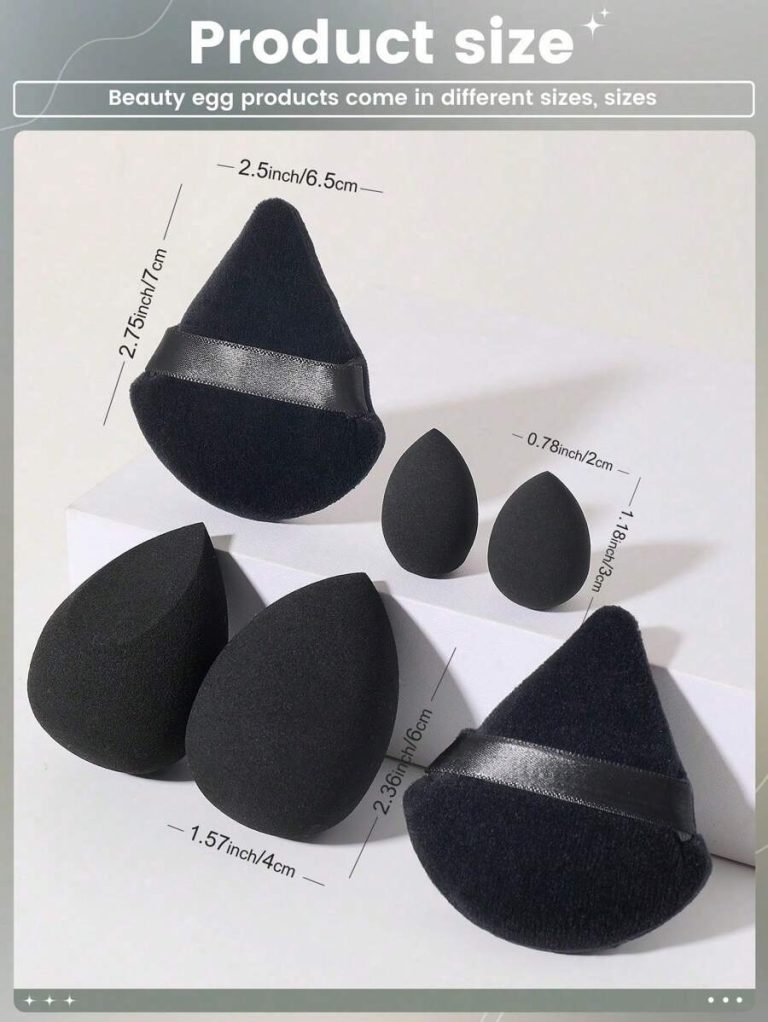 6pcs/1set Makeup Sponge Applicator Kit - Velvet Powder Puff, Concealer Sponge, Makeup Sponge, Makeup Blender Bathroom Decor Summer,Makeup,Cheap,Room Decor,Vanity,Travel,Bedroom,Makeup Accessories,Puff,Makeup Blender,Powder Puff,Makeup Sponge - Image 14