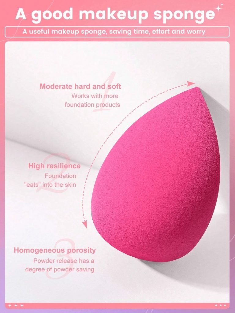 6pcs/1set Makeup Sponge Applicator Kit - Velvet Powder Puff, Concealer Sponge, Makeup Sponge, Makeup Blender Bathroom Decor Summer,Makeup,Cheap,Room Decor,Vanity,Travel,Bedroom,Makeup Accessories,Puff,Makeup Blender,Powder Puff,Makeup Sponge - Image 30