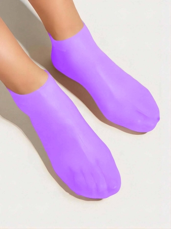 1pair Silicone Gel Moisturizing Socks For Foot Care, Prevent Cracking,Remove Dead Skin,Protective And Elastic Foot Care Socks - Image 3