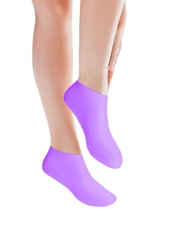 1pair Silicone Gel Moisturizing Socks For Foot Care, Prevent Cracking,Remove Dead Skin,Protective And Elastic Foot Care Socks - Image 6