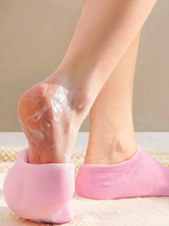 1pair Silicone Gel Moisturizing Socks For Foot Care, Prevent Cracking,Remove Dead Skin,Protective And Elastic Foot Care Socks - Image 9