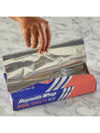 Reynolds Kitchens Pre-Cut Pop-Up Foil Sheets - 50ct/49.83sq Ft - Image 8